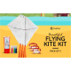 Diamond Kids Kites Layang Layang 3pcs Easy Flying Long Tail 150cm DIY Kite Kit | Wau Senang Terbang Large Size 61cmX71cm