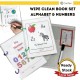 Wipe Clean Book for Kids Practice Writing Tracing Worksheet | A - Z 27 Pages and Numbers | Educational Preschool | Buku Latihan
