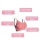 Shapee Classic Nursing Bra (Purple) - Comfort nursing bra, Daily wear, removeable cup, wireless