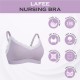 Shapee Lafee Nursing Bra (Pink) - Cotton lace design, wireless, removeable  cup