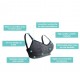 Shapee Sassy Nursing Bra (Violet) - Wireless nursing bra, Sports design, Pregnancy Wear, wide side band