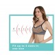 Shapee Sassy Nursing Bra (Violet) - Wireless nursing bra, Sports design, Pregnancy Wear, wide side band