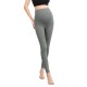 Maternity Compression Support Leggings (Grey) - pregnant legging, exercise pants, tummy support pants