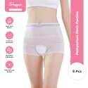 Shapee Postpartum Mesh Panties (5pcs) - C-section/Post-Surgical Panty, Reusable & Disposable panty, normal delivery
