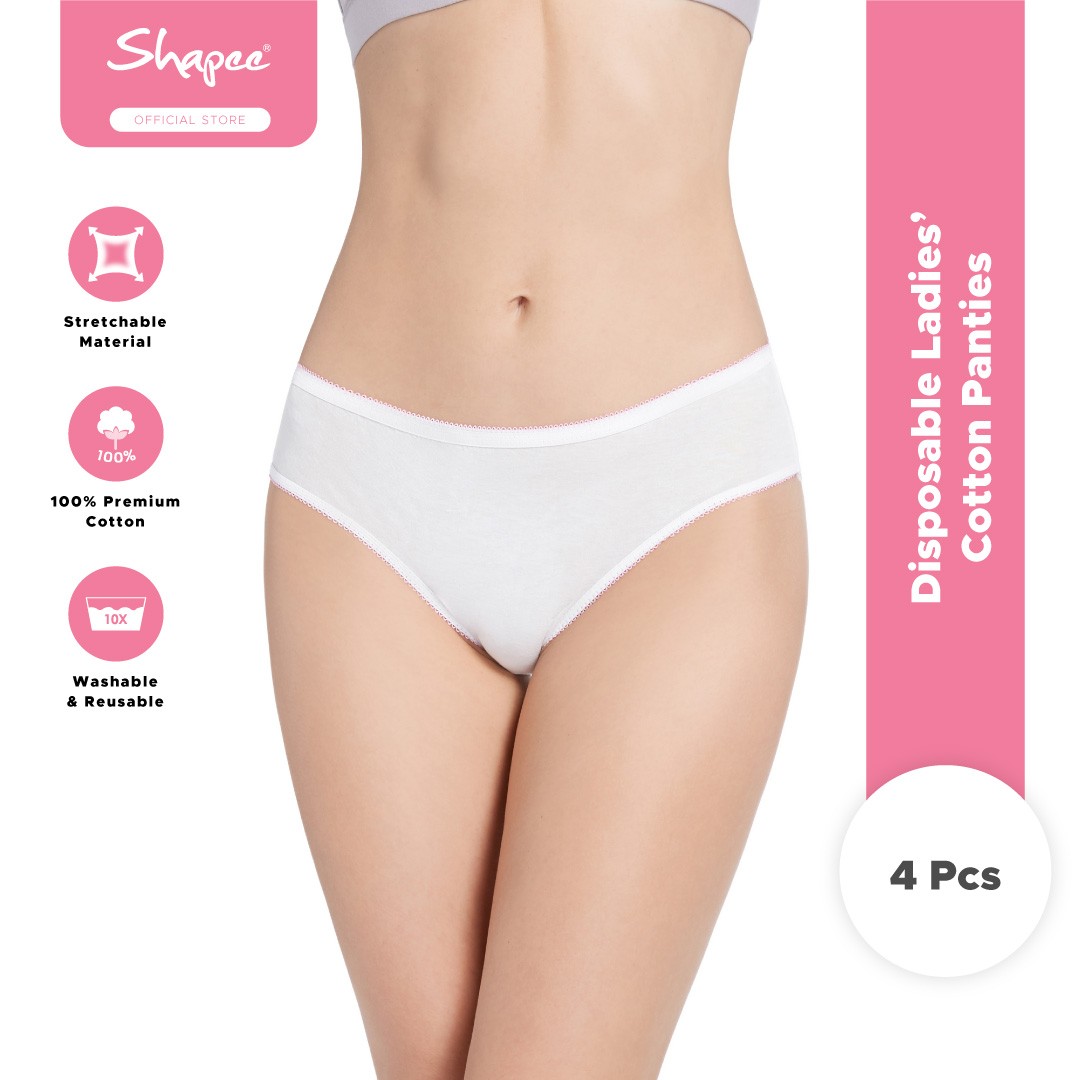 Women Disposable Underwear,4pcs Disposable Pregnant Women