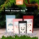 Milkee Lab Milk Storage Bag (3.5oz) - Temperature Sensor, Double Zipper, Baby-friendly material