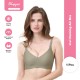 iNVI Nursing Air Bra (Green) - wireless, airy, nursing clip