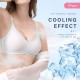 iNVI Nursing Air Bra (Beige) - wireless, airy, nursing clip