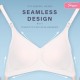 iNVI Nursing Air Bra (Beige) - wireless, airy, nursing clip