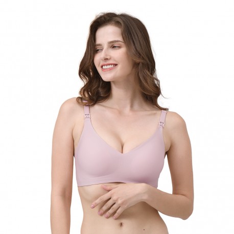 iNVI Nursing Air Bra (Lavender) - wireless, airy, nursing clip