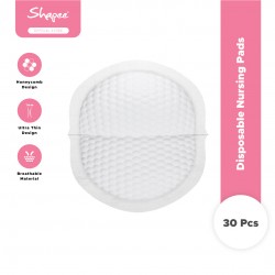 Milkee Lab Disposable Nursing Pad (30 pcs) - breast milk leaking, Ultra absorbent, Honeycomb Design