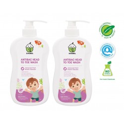 Chomel Antibac Head To Toe Wash 500ml (Twin Pack)