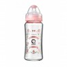 Simba Crystal Romance Wide Neck Glass Bottle [Rose Pink] - 270ml/9oz