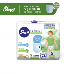Sleepy Natural Training Pants Baby Diaper Junior XL (11-20KG) 24s