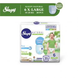 Sleepy Natural Training Pants Baby Diaper Xlarge XXL (15-27KG) 20s