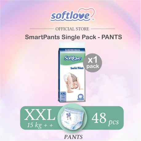 SoftLove | SmartPants-Baby Diapers | XXL size (PANTS) 1pack