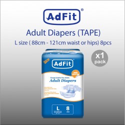 Adfit | Adult diaper | Tape (XL size) - 1 pack
