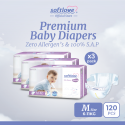 SoftLove | Platinum-Baby Diaper | M size (TAPE) 3 pack Combo