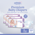 SoftLove | Platinum-Baby Diapers | S size (TAPE) 3 pack Combo