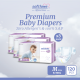 SoftLove | Platinum-Baby Diapers Tape (3 pack) Combo S/M/L/XL