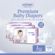 SoftLove | Platinum-Baby Diapers Tape (3 pack) Combo S/M/L/XL