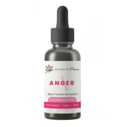 Sound of Flowers Bach Flower Remedies (Cure Negative Emotions Tincture) Anger