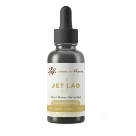 Sound of Flowers Bach Flower Remedies (Cure Negative Emotions Tincture) Jet Lag