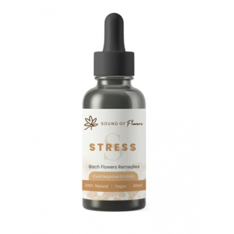 Sound of Flowers Bach Flower Remedies (Cure Negative Emotions Tincture) Stress