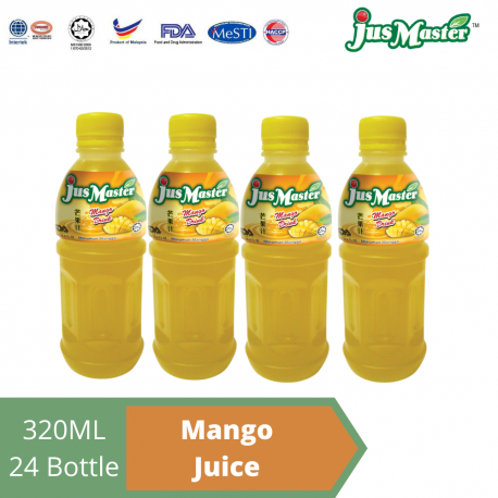 JusMaster Mango Flavour Drinks (24 x 320ml)