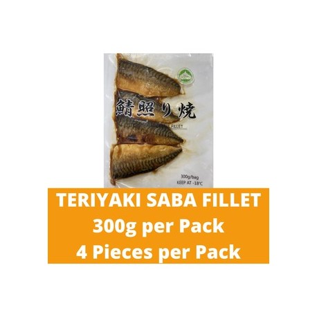 Teriyaki Saba Fillet (300g per Pack)