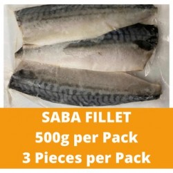 Saba fillet (3 pieces ) Half 500g +/-