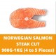 Norwegian Salmon Steak Cut 0.9-1kg (4 to 5 Pieces)