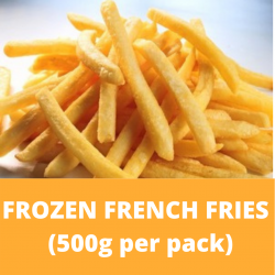 Frozen French Fries 500g/pack (Sold per Pack)