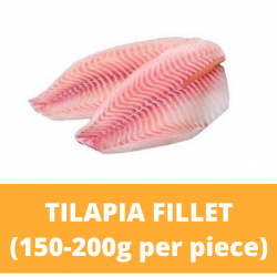 Tilapia Fillet (150-200g+/- per piece)