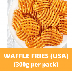 Waffles Fries (USA) 300g per Pack (Sold per pack)