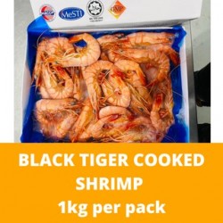 Black Tiger Cooked Shrimp (1kg)