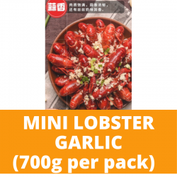 Mini Lobster Garlic Flavor 700g per Pack (Sold Per Pack)