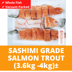 Sashimi Grade Salmon (3.6-4kg)