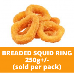 Sungtao Breaded Squid ring 250g+/- (Sold per Pack)