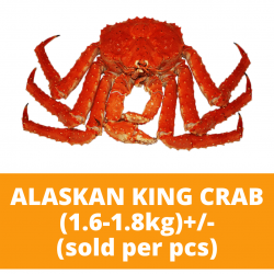 Sungtao Frozen Alaskan King Crab 1.6-1.8kg  (Sold per Piece)