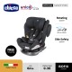 Chicco Unico Plus Air 360 Spin IsoFix Baby Car Seat(ECE R44/04) - Black Air