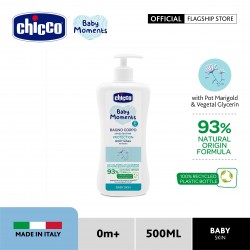 (Baby Skin) Chicco Baby Moments No-Tears Body Wash Protection - 500ml