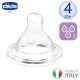 Chicco Perfect5 PP Feeding Bottle-300ml(Silicone Teat-Fast Flow Teat 4M+)