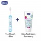 Chicco Toothbrush 6M  and  Toothpaste Set