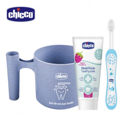 Chicco Oral Care Set (Toothbrush + Toothpaste 50ML + Cup)