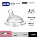 Chicco Natural Feeling Teats-Silicone