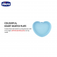 Chicco Easy Plate Silicone Heart Shaped Plate - 9m+ Teal