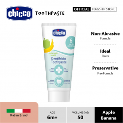 Chicco Baby Toothpaste-6m-AppleBanana-50ml