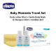 Chicco Baby Moments Travel Set (Chicco Baby Moments Gentle Body Wash & Shampoo 50ml + Body Lotion 50ml + Handkerchief)