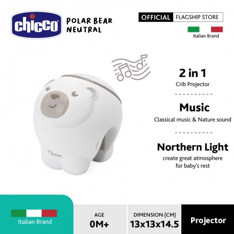 Chicco Toy Polar Bear Neutral Projector